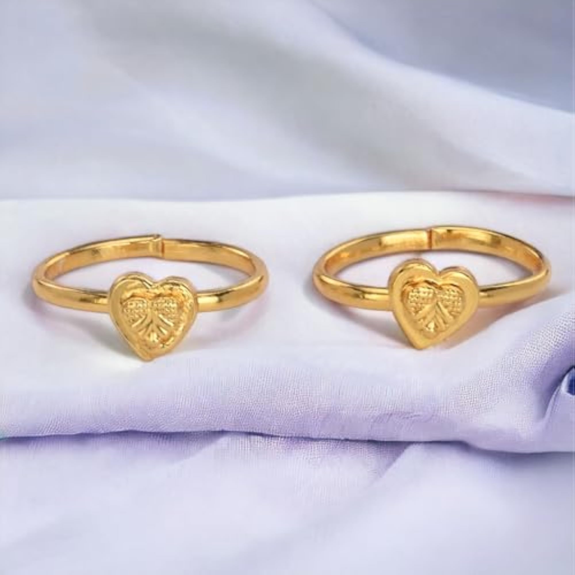 Adjustable Plated Toe Rings - Fashionable Accessories